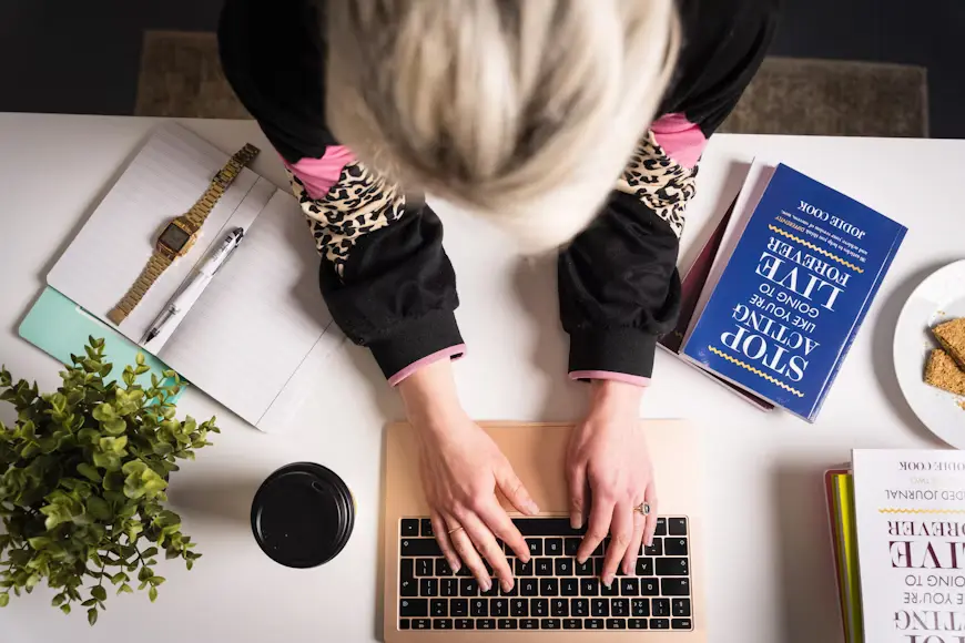 entrepreneur working
