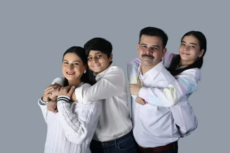 family with insurance concept
